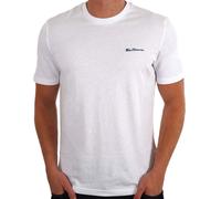 Ben Sherman Men's Signature T-Shirt, Short Sleeved, 100% Organic Cotton, Regular Fit (White) L