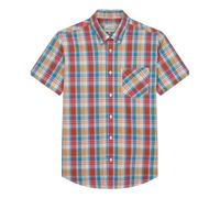 Ben Sherman Signature Window Overcheck Short Sleeve Shirt for Mens (0075937) in 2 Colours, 2XL-5XL