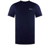 Ben Sherman Small Logo Short Sleeve Mens Navy T-Shirt 0076266_DARKNAVY