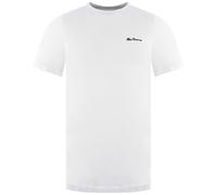 Ben Sherman Small Logo Short Sleeve Mens White T-Shirt 0076266_WHITE