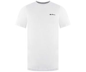 Ben Sherman Small Logo Short Sleeve Mens White T-Shirt 0076266_WHITE