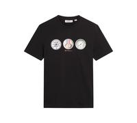 Ben Sherman Speed Mod Scooter Dial Tee For Men in Black, 2XL-5XL