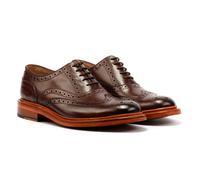 Ben Sherman Sugarman Brogue Leather Men's Mocha Lace-Up Shoes