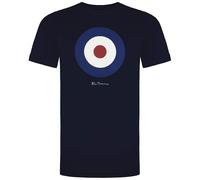 Ben Sherman Target Short Sleeve Crew Neck Mens Navy T-Shirt 0078052NU_DARKNAVY