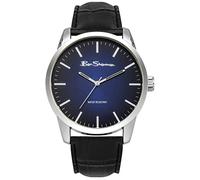 Ben Sherman Watch and Headphones Gift Set, Mens Wristwatch with Navy Blue Dial and Black Strap with Over Ear Headphones BS160 G - 2 Year Warranty