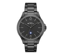 Ben Sherman Westminster Black Dial Gunmetal Stainless Steel Bracelet Quartz Analog Watch for Men, Mineral Glass, 3 ATM, 43mm Case