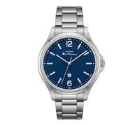 Ben Sherman Westminster Blue Dial Stainless Steel Bracelet Quartz Analog Watch for Men, Mineral Glass, 3 ATM, 43mm Case