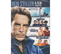 Ben Stiller 4 Film Collection: The Secret Life of Mitty / The Watch / there's something about mary / DodgeBall