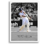 Ben Stokes England Signed Photo Poster Print Picture Display Framed Autograph Memorabilia Gift Durham (A3 Poster Only)