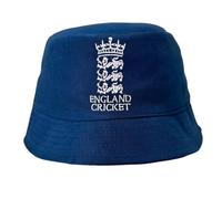 Ben Stokes Favourite Bucket hat with England and Wales Cricket Embroidered 3 Lions Emblem in Bottle Blue Colour for him or her. Cheer for National Team with Fisherman Booney Session hat.