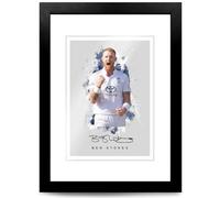 Ben Stokes Signed Photo Poster A4/A3 Print Picture Display Framed Autograph Memorabilia for Cricket Fans Gift England
