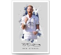 Ben Stokes Signed Photo Poster A4/A3 Print Picture Display Framed Autograph Memorabilia for Cricket Fans Gift England