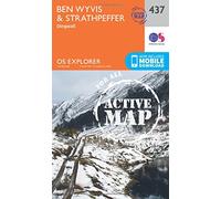 Ben Wyvis & Strathpeffer Map | Weatherproof | Dingwall | Ordnance Survey | OS Explorer Active Map 437 | Scotland | Walks | Hiking | Maps | Adventure