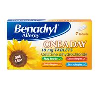 Benadryl Allergy Tablets 10mg - 7 Tablets