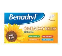 Benadryl One a Day Relief Daily Allergy Tablets 7 Tablets - Pack of 6