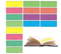 Benaewa 16 Pcs Reading Ruler Overlays for Dyslexia, Coloured Dyslexia Aids for Visual Stress, Reading Guided Strips with Encouragement Words