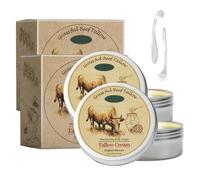 Benaewa 2 Pcs Beef Tallow Skin Care, Natural Honey Tallow Face Cream with Spoon, Nourishes The Skin,Lasting Moisturizing (140g)