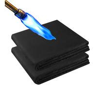 Benaewa 2 Pcs Soldering Mat, Welding Blanket Fireproof Heat Proof Mat Flame Retardant Fabrics Up to 1800°F for Grill Stove Pit, Plumbers (9×12 inch)