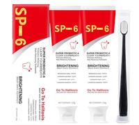 Benaewa 2 Pcs SP-6 Ultra Whitening Toothpaste, Probiotic Toothpastes with Toothbrush, Deep Cleaning Brightening Oral Care