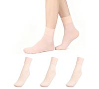 Benaewa 3 Pairs Ballet Socks for Girls, Soft Breathable Thin Style Ballets Sock for Dancing, Yoga