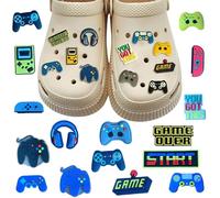 Benaewa 30 Pcs Video Game Decoration for Crocs Charms Boys, DIY Shoe Accessories for Croc Charms Adults Teens