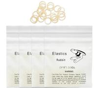 Benaewa 400 Pcs Orthodontic Elastic Bands, Dental Braces Rings for Teeth Gap (Rabbit 3/16")
