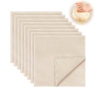 Benaewa 8 Pcs Cheese Cloths for Straining, 50x50cm Reusable Straining Cloth for Nut Milk, Butter