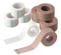 Benaewa 8 Pcs Micropore Tape, 2.5cm X 9.1m Micropore Surgical Tape for Dressings, Breathable Eyelash Extension