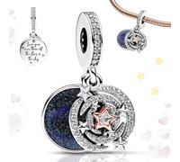 Benaton Charm Pendant Ladies Silver For Bracelet And Necklace, Charm Pendant Compatible With European Bracelets And Necklaces, Compatible With European Bracelets For Women Girls