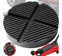 Benaton Trolley Jack Rubber Pad, Car Jack Rubber Pad, Rubber Pad Trolley Jack with Grooves, Universal Car Jack Rubber Pad, Black for Trolley Jack and Lifting Platforms (4.9 x 1.1 Inches)
