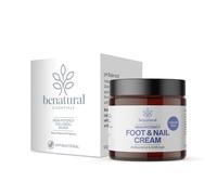Benatural Essentials Colloidal Silver Foot & Nail Cream 100g | Hydrating & Conditioning Balm for Rough Skin & Nails | With Coconut Oil & Shea Butter | UK Made