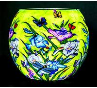 Benaya Glass Nightlight Tealight Holder - Natures Garden