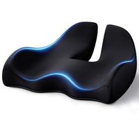 Benazcap Seat Cushion for Pain Relief, Ergonomic U-shaped design Cover for Desk Chair/Car Seat/Gaming Chair/Wheelchair,Black