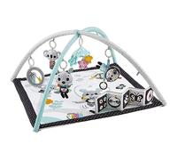 Benbat Baby Play Gym - 3 in 1 Activity Gym with Double Sided Early Development Book, Musical and Crinkle Toys on Dazzle Effect Play Arch