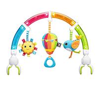 BenBat Baby Stroller Arch Toy Rainbow Dazzle Friends Play Bar. Fun Newborns Sensory Activity, Adjustable for Bouncers and Car Seat. (Balloon)