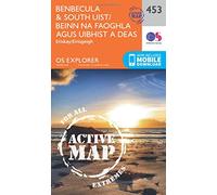 Benbecula & South Uist / Beinn na Faoghla Agus Uibhist a Deas Map | Weatherproof | Eriskay / Eirisgeigh | Ordnance Survey | OS Explorer Active Map 453 | Scotland | Walks | Hiking | Maps | Adventure