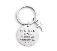 BENBER Bible Verse Gifts Keychain, Christian Bible Keychains,Christian Keychains For Women Christian Key Chain Sympathy Gifts for Loss of Loved One