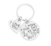 BENBER I Hope Your Day Is As Nice As Your Butt Perfect Valentines Day Gifts for Her, Girlfriend, Husband, Wife I Love You Romantic Presents Gift Ideas