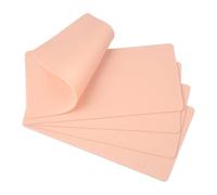 Benbilry Blank Tattoo Practice Skin, 5PCS 2MM Thick 27 X 15 CM Double Sides Tattooing and Microblading Eyebrow Practice Skin for Beginners and Experienced Tattoo Artists