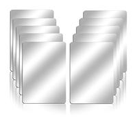 BENBO 10PCS Plastic Mirrors, School Shatter Proof Plastic Mirrors Square Mirror Tiles with Round Corners Acrylic Safety Mirror Sheets Non Glass Safety Mirrors for Classroom Home, 4 x 6 in