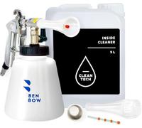 BenBow Classic Compressed Air Cleaning Gun with 5L CLEANTECH CO interior cleaner - ideal for professional detailing of cars, trucks, buses - touchless cleaning - whirlwind effect
