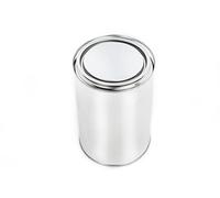 BenBow Empty Metal can Bucket with lid/Handle/clamp lockand/Comfortable Handle - for Paints/lacquers/mastics/Putty/resins and Other Chemicals or Solids | Sheet cans, Quantity:1, Capacity:1L