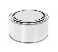 BenBow Empty tin tin tin tin tin with lid/clamping ring/hanger/comfortable handle for paints/varnishes/putty/fillers/resins/chemicals/solids - 1 piece
