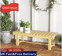 Outsunny Two-Seater Outdoor Garden Bench: 84B-362