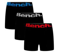 Bench 3 Pack Mens Cotton Boxers Underwear - Macron Collection - XL - Black