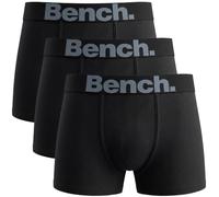 Bench 3 Pack Mens Designer Black Boxers Underwear Under pants Trunks Gift Box Black XXL