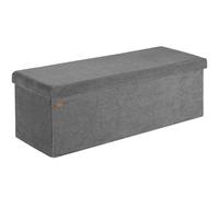 Bench anthracite cord 114x38x38cm MDF foldable
