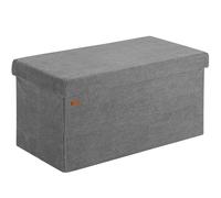 Bench anthracite cord 76x38x38cm MDF foldable