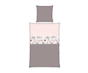 Bench bedding set, Nature Inspired, pillowcase approx. 80x80 cm, duvet cover approx. 155x220 cm, with a smooth branded zip, 100% cotton, color: multicolored flowers, item no .: 4412608039