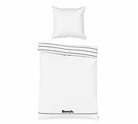 Bench Bedding Set, White/Black, 200 x 135 cm